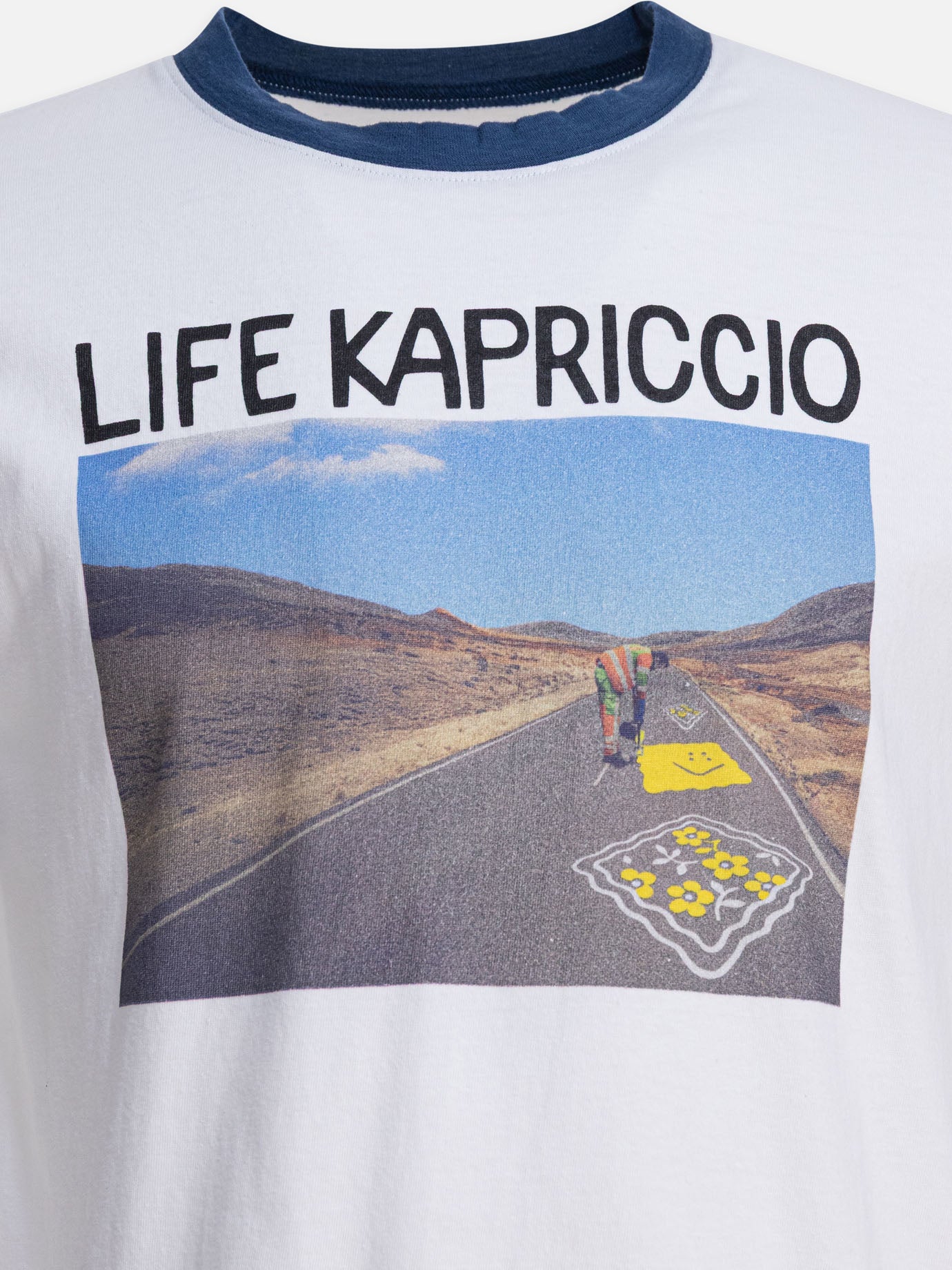 T-shirt girocollo Graphics  Bianco - KAPITAL Uomo | PDP | VIETTI Online Store | Zoom-Modal_3
