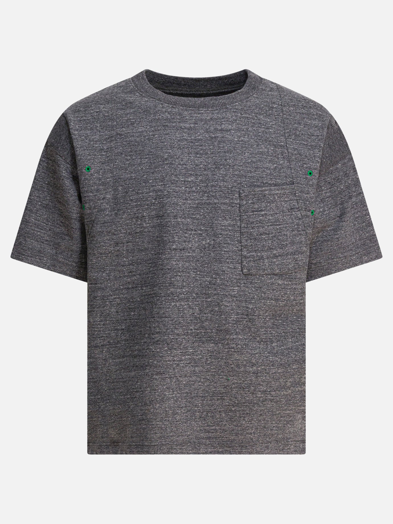 T-shirt girocollo Solid colour  Grigio - KAPITAL Uomo | PDP | VIETTI Online Store | thumbnail