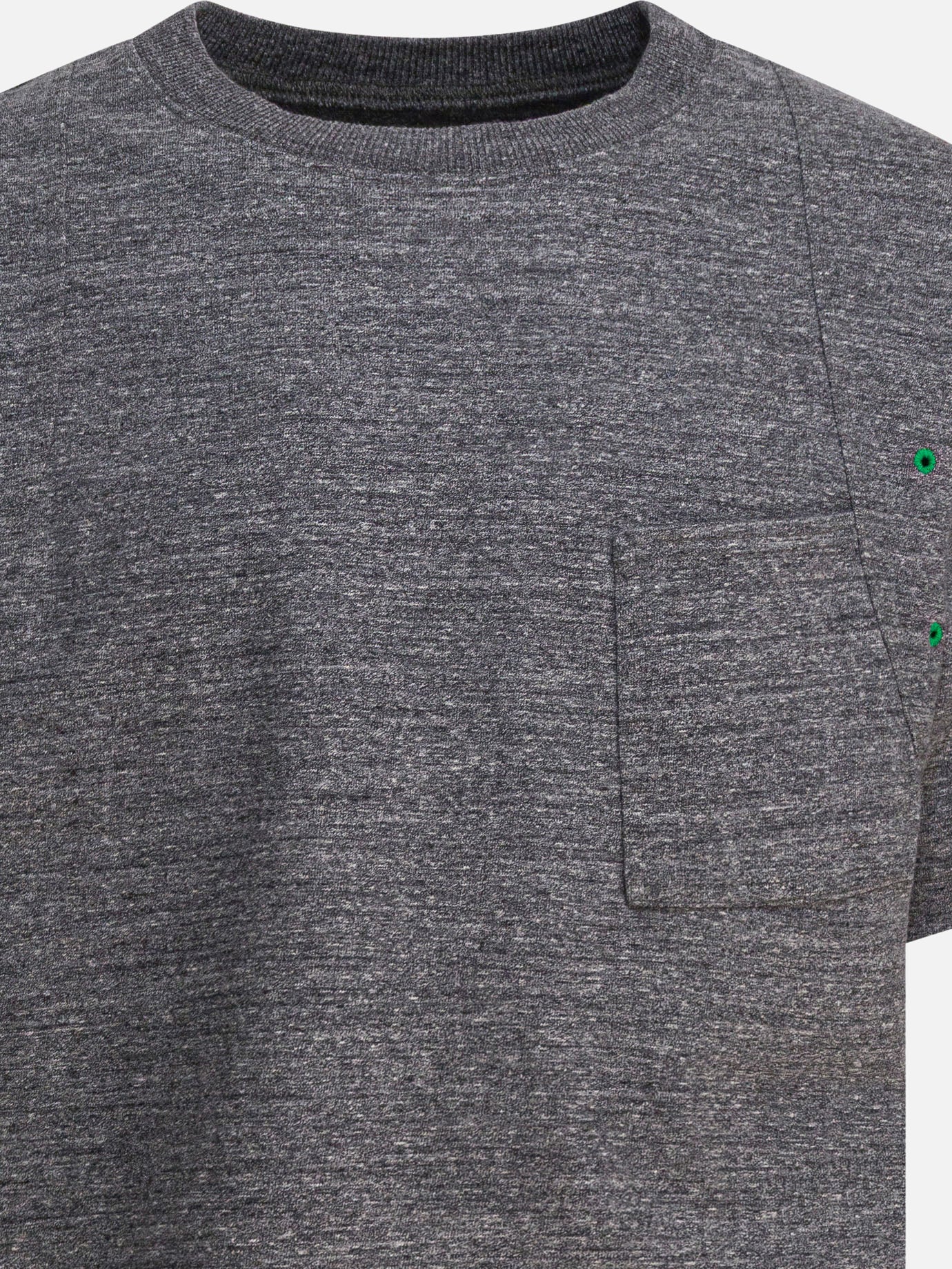 T-shirt girocollo Solid colour  Grigio - KAPITAL Uomo | PDP | VIETTI Online Store | Zoom-Modal_3
