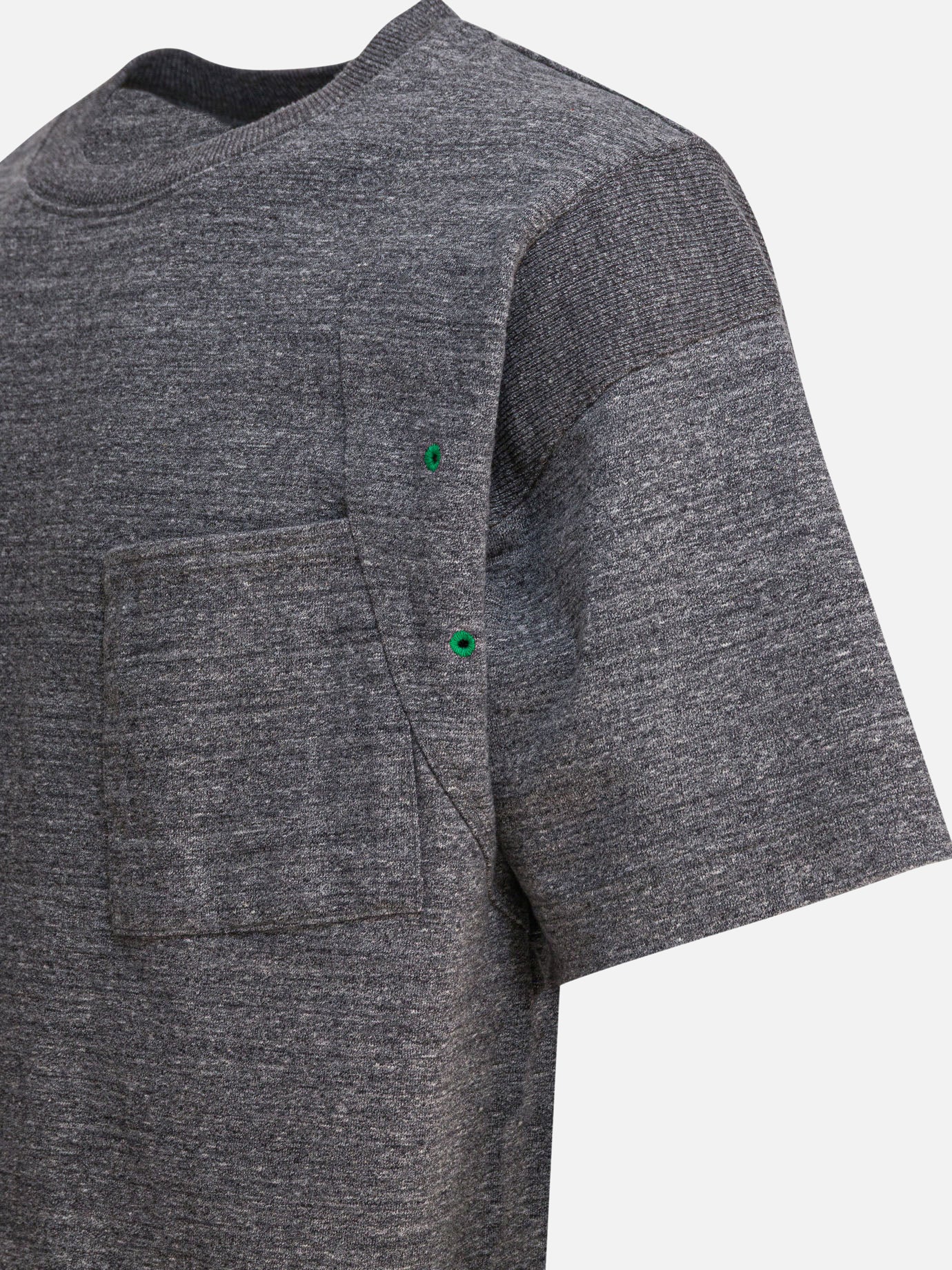 T-shirt girocollo Solid colour  Grigio - KAPITAL Uomo | PDP | VIETTI Online Store | thumbnail_4