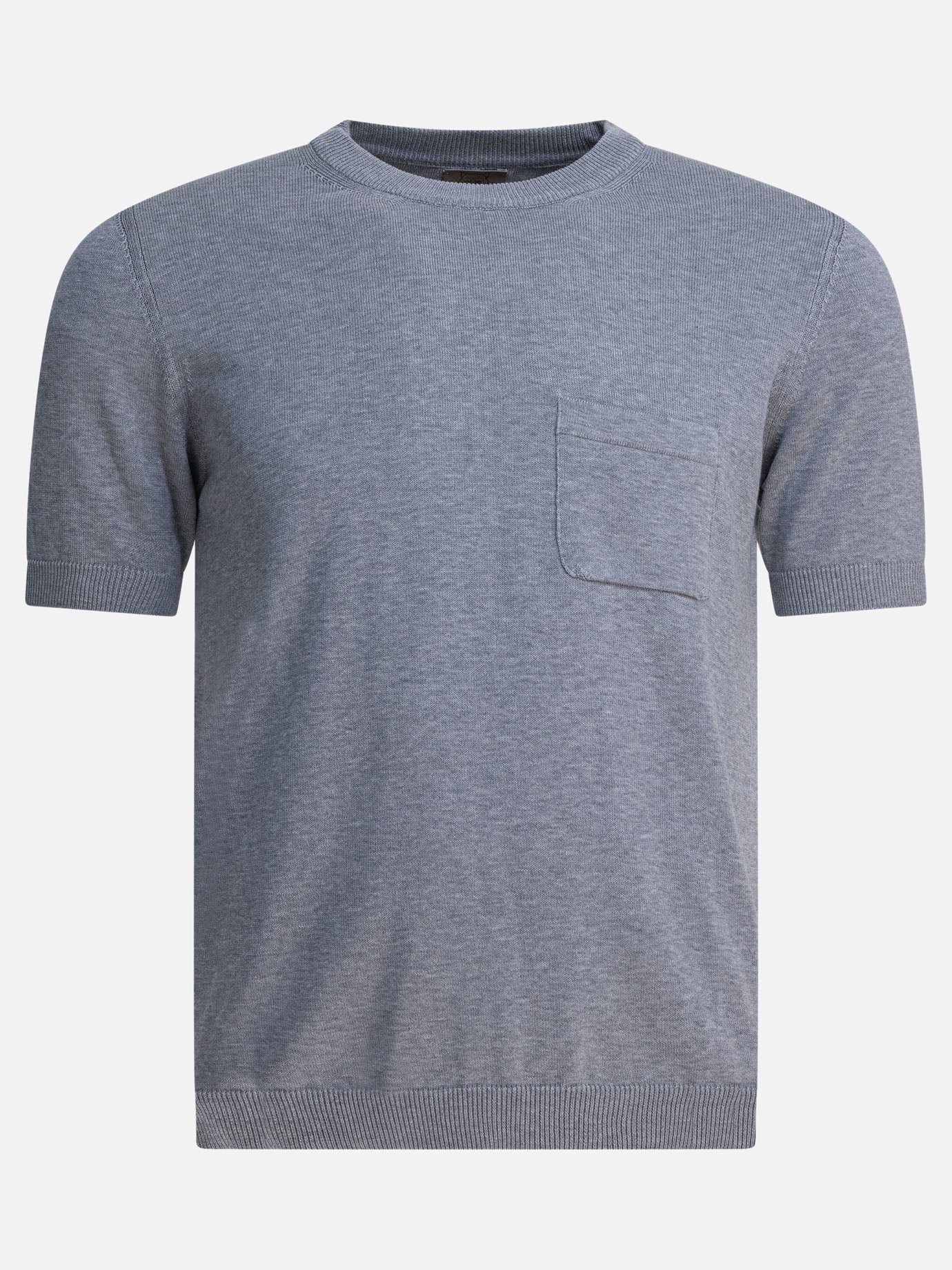 Crewneck t-shirts Solid colour  Grey - Rakkì Men | PDP | VIETTI Online Store | Zoom-Modal
