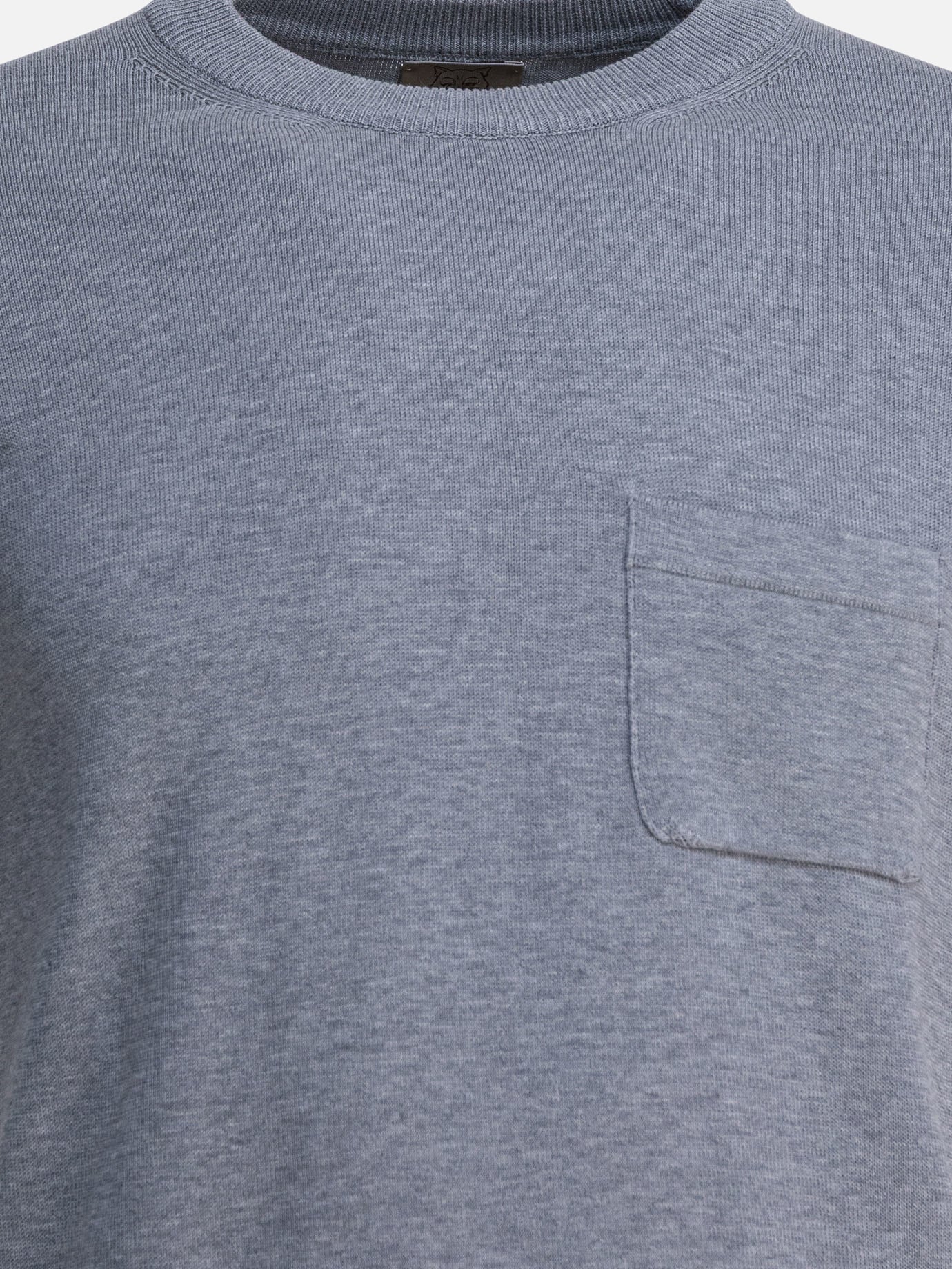 Crewneck t-shirts Solid colour  Grey - Rakkì Men | PDP | VIETTI Online Store | thumbnail_3