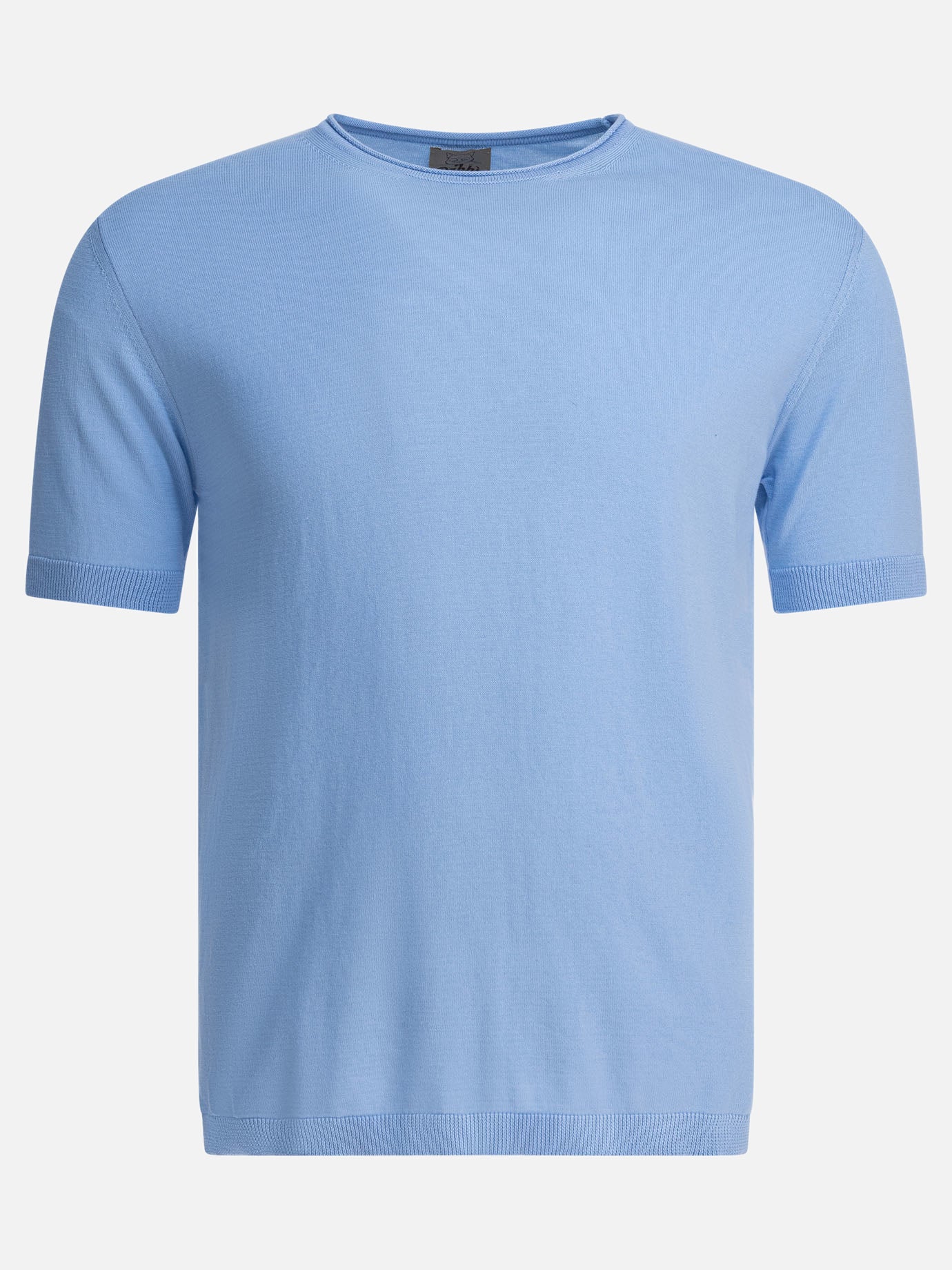 Crewneck t-shirts Solid colour  Light blue - Rakkì Men | PDP | VIETTI Online Store | thumbnail
