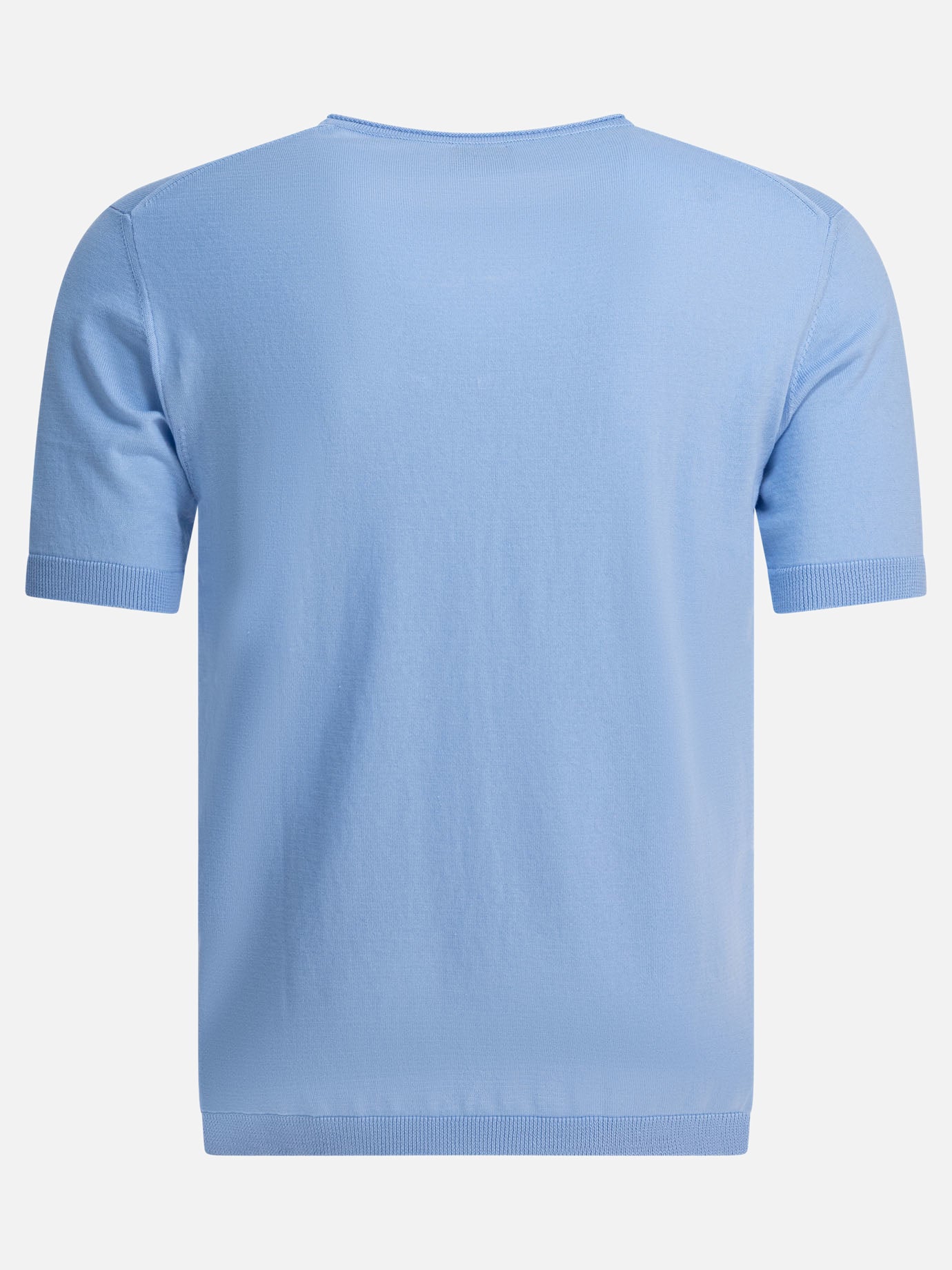 Crewneck t-shirts Solid colour  Light blue - Rakkì Men | PDP | VIETTI Online Store | Zoom-Modal_2
