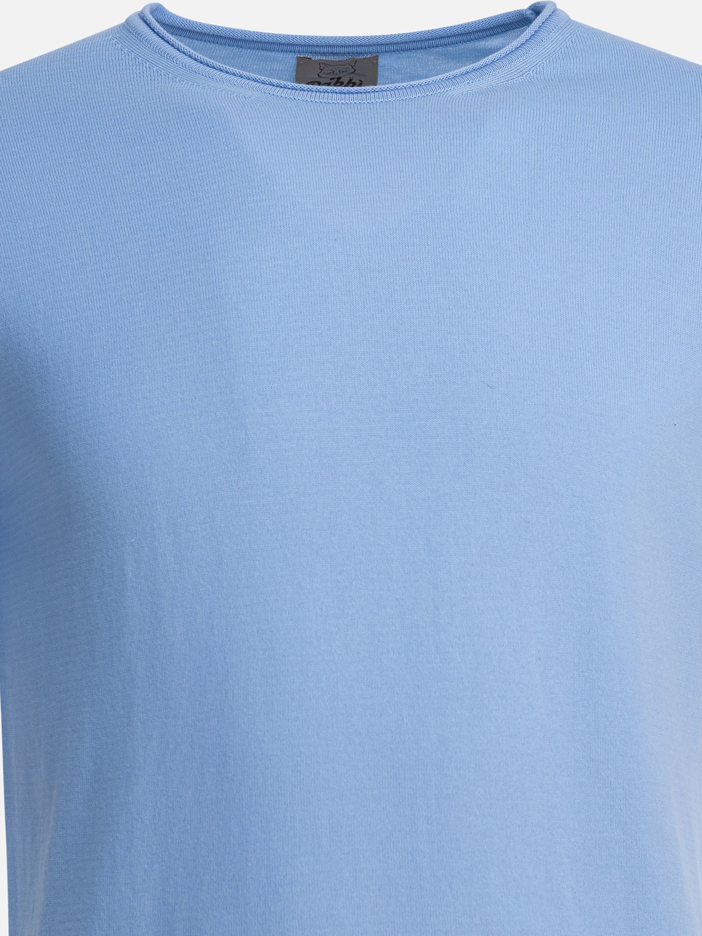 Crewneck t-shirts Solid colour  Light blue - Rakkì Men | PDP | VIETTI Online Store | Zoom-Modal_3
