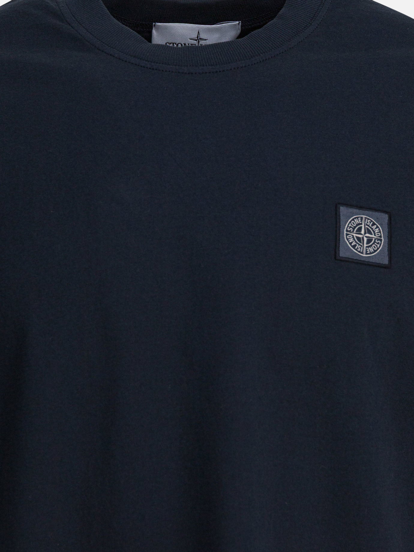 T-shirt girocollo Solid colour  Blu - Stone Island Uomo | PDP | VIETTI Online Store | Zoom-Modal_3
