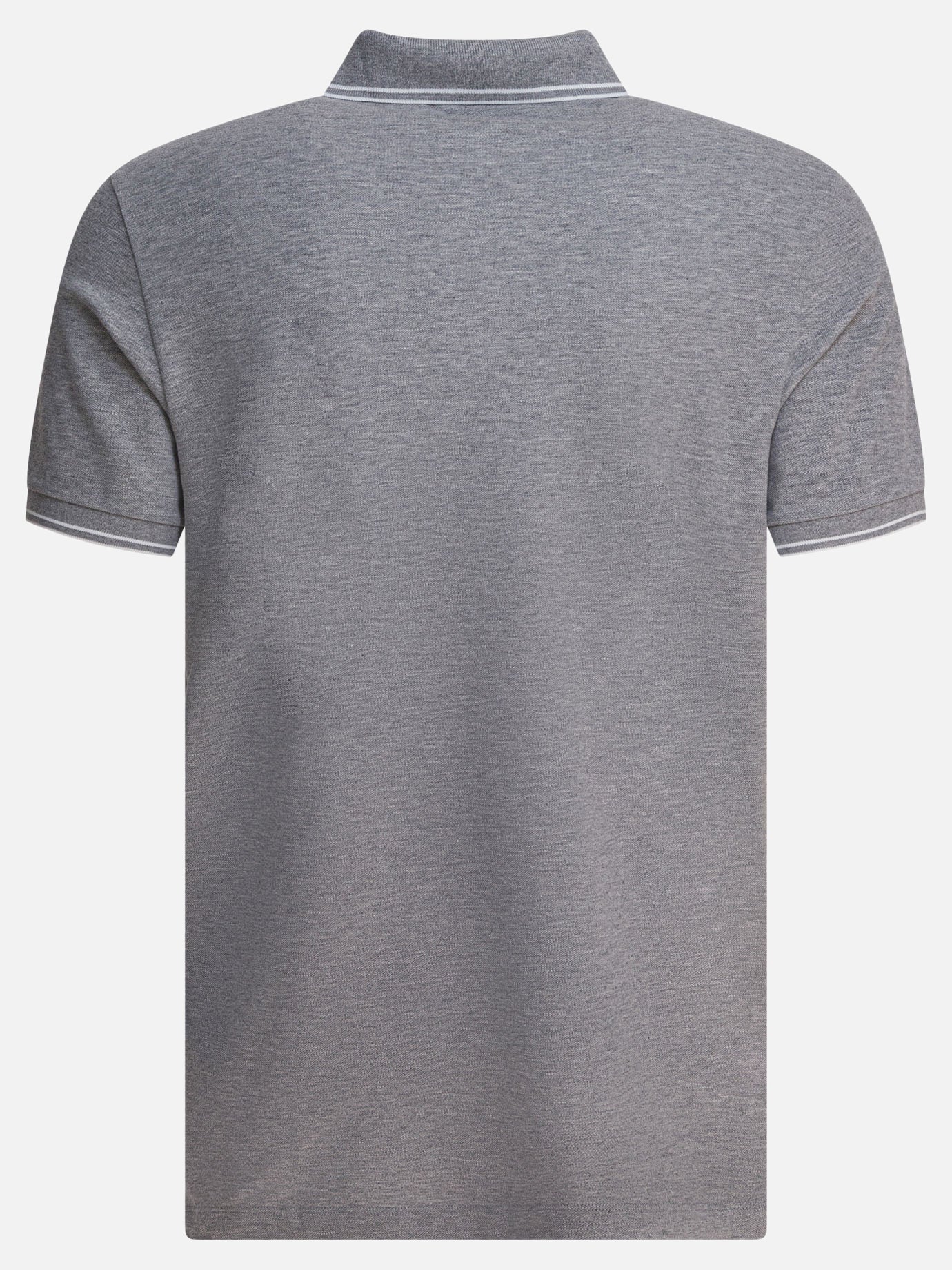 Polo con bottoni Logo  Grigio - Stone Island Uomo | PDP | VIETTI Online Store | thumbnail_2