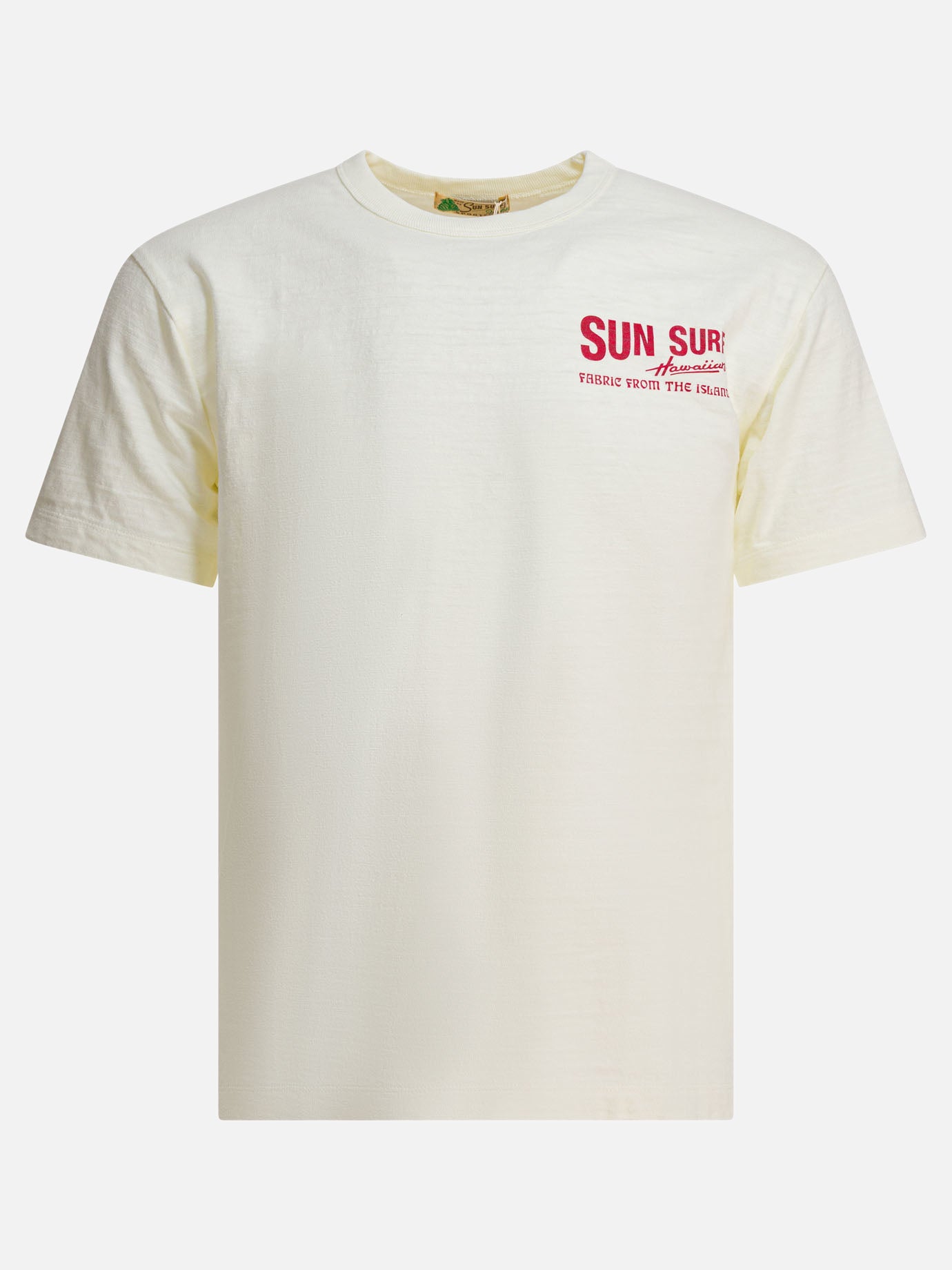 T-shirt girocollo Logo  Beige - Sun Surf Uomo | PDP | VIETTI Online Store | Zoom-Modal
