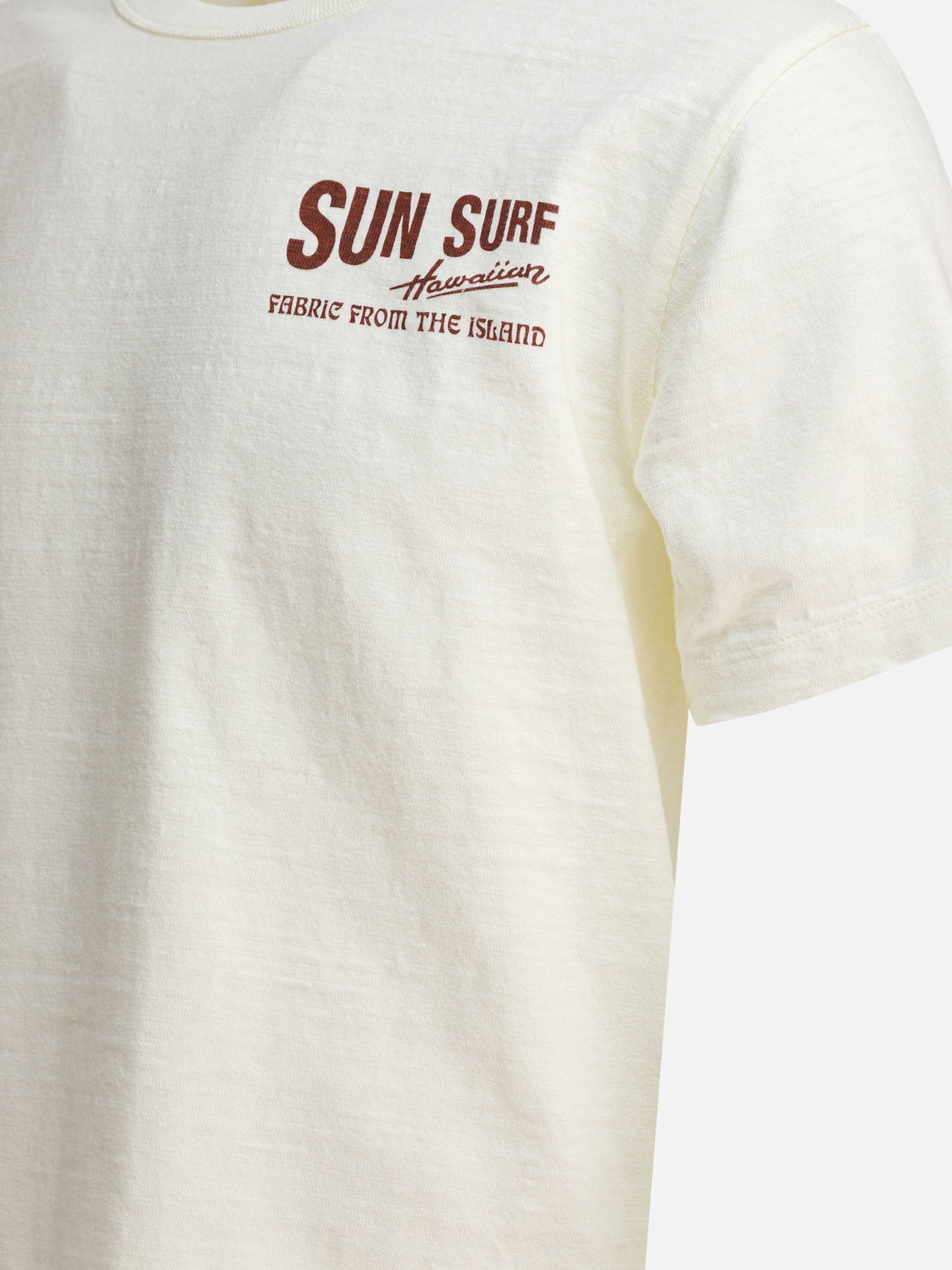 T-shirt girocollo Logo  Beige - Sun Surf Uomo | PDP | VIETTI Online Store | Zoom-Modal_4
