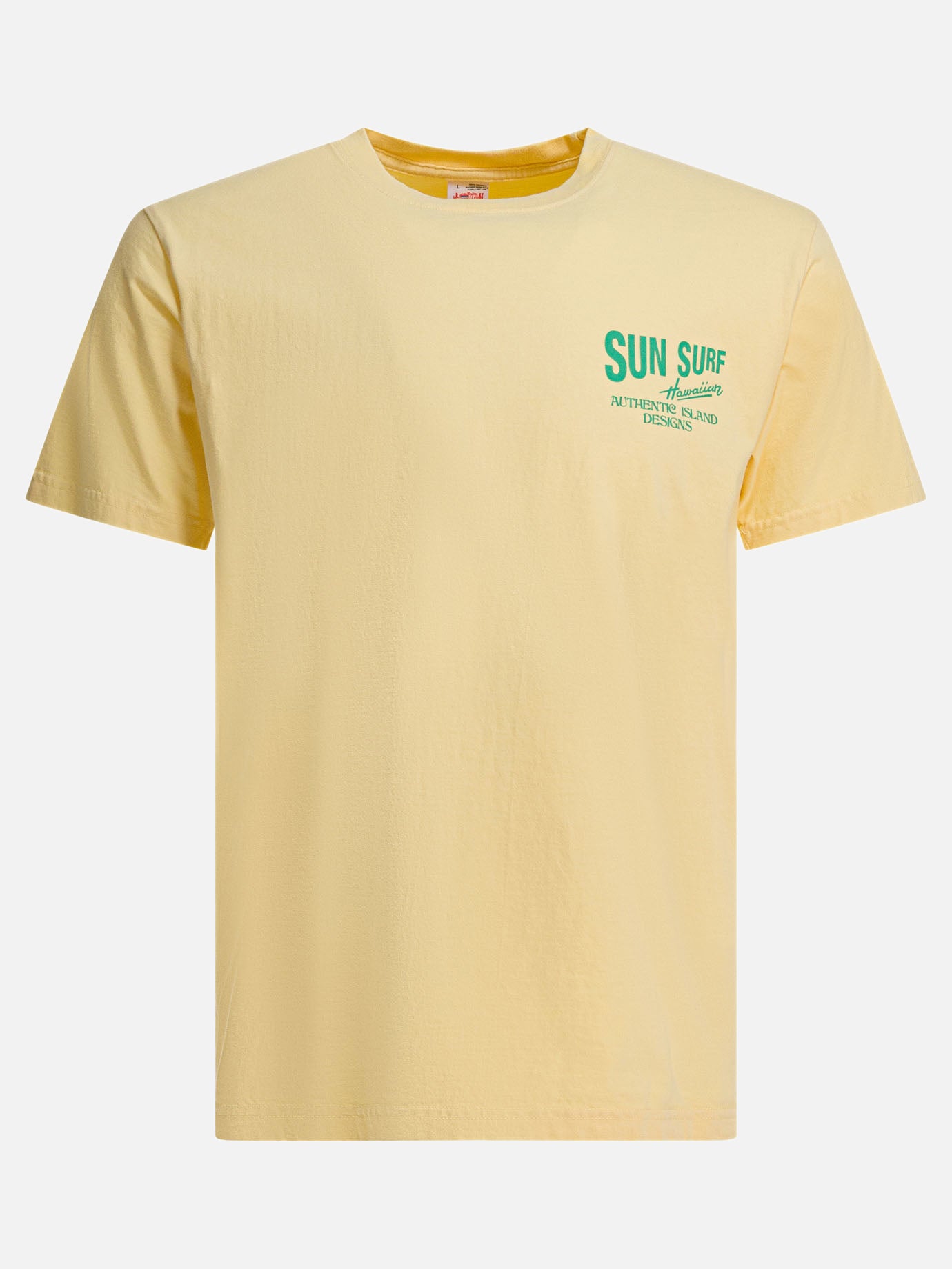 T-shirt girocollo Logo  Giallo - Sun Surf Uomo | PDP | VIETTI Online Store | thumbnail