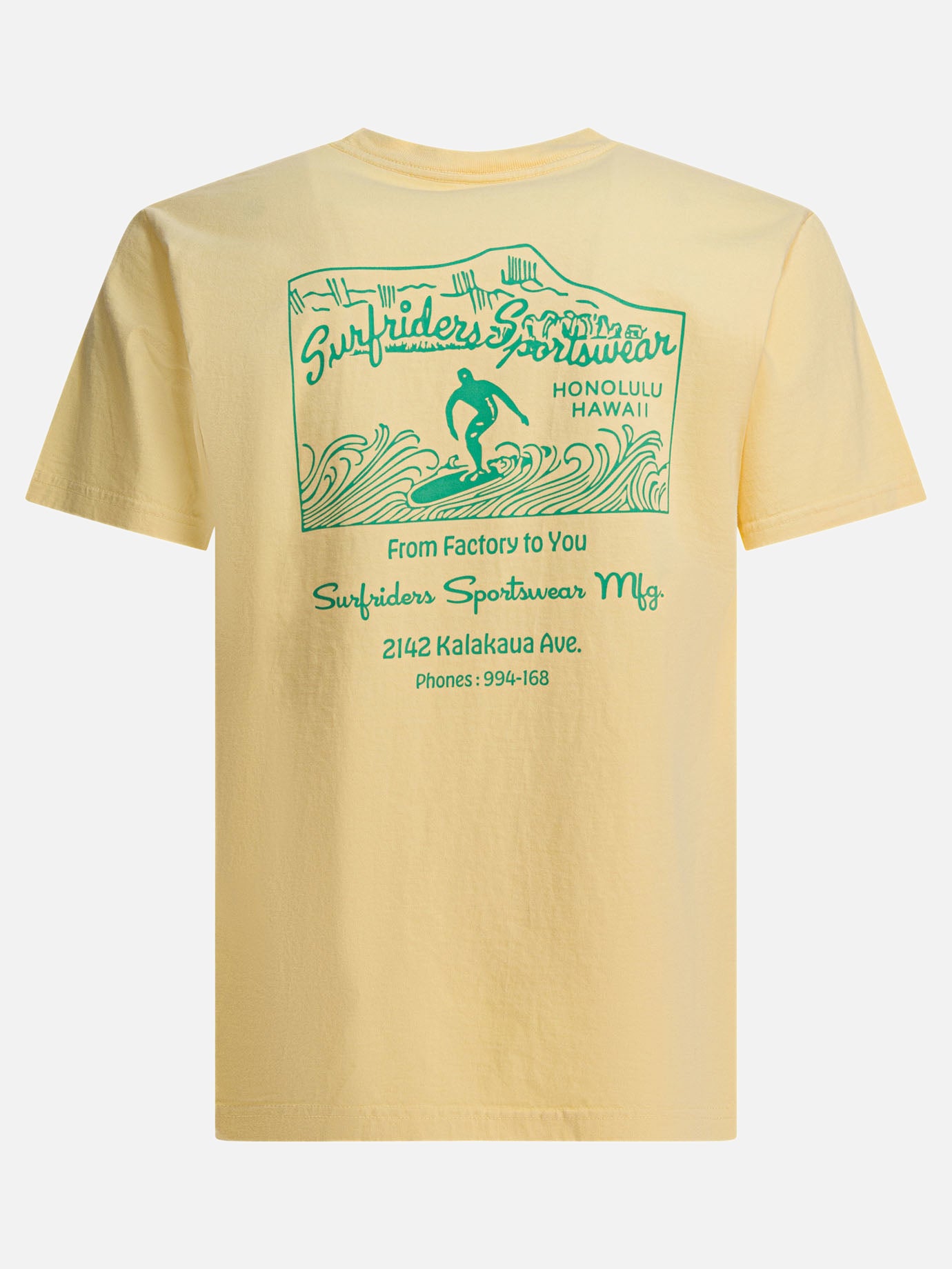 T-shirt girocollo Logo  Giallo - Sun Surf Uomo | PDP | VIETTI Online Store | Zoom-Modal_2
