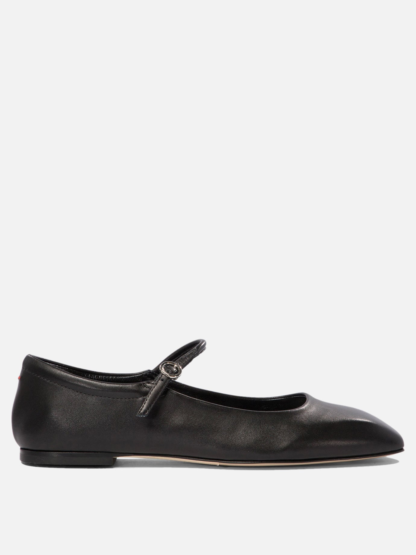 Mary Jane ballet flats 100% nappa leather - 100% leather  Black - Aeyde Women | PDP | VIETTI Online Store | Zoom-Modal
