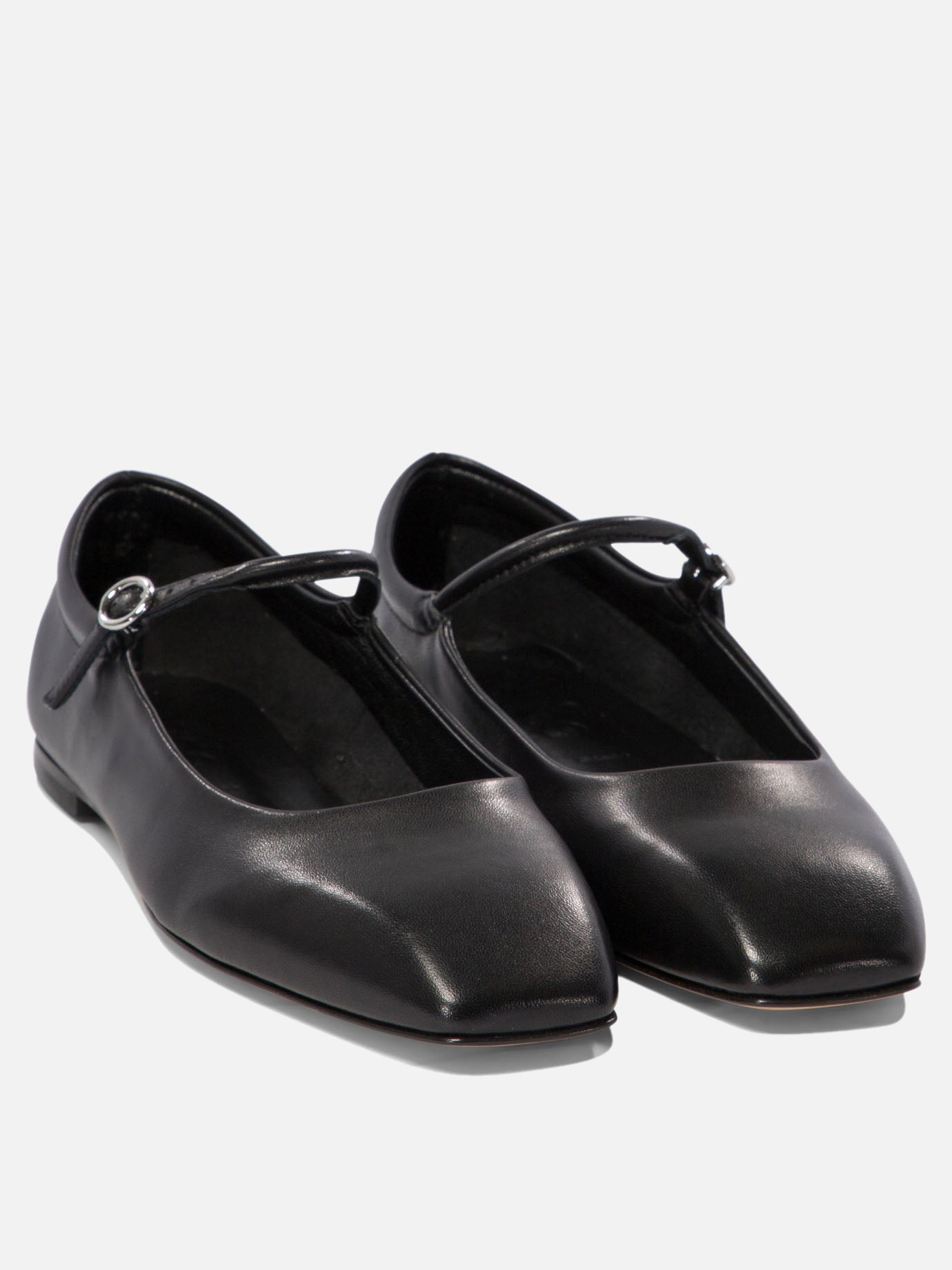 Mary Jane ballet flats 100% nappa leather - 100% leather  Black - Aeyde Women | PDP | VIETTI Online Store | thumbnail_2