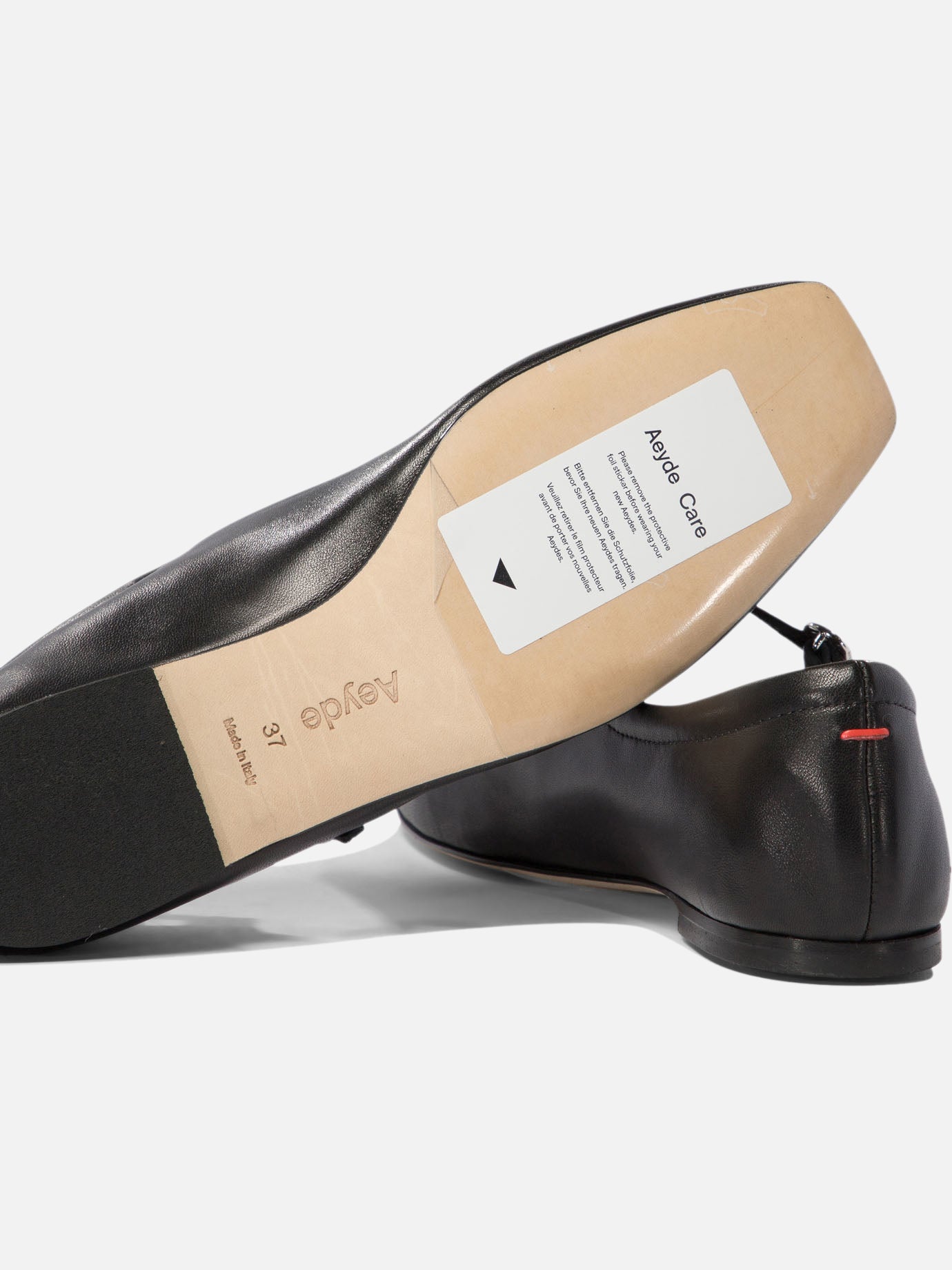 Mary Jane ballet flats 100% nappa leather - 100% leather  Black - Aeyde Women | PDP | VIETTI Online Store | thumbnail_5