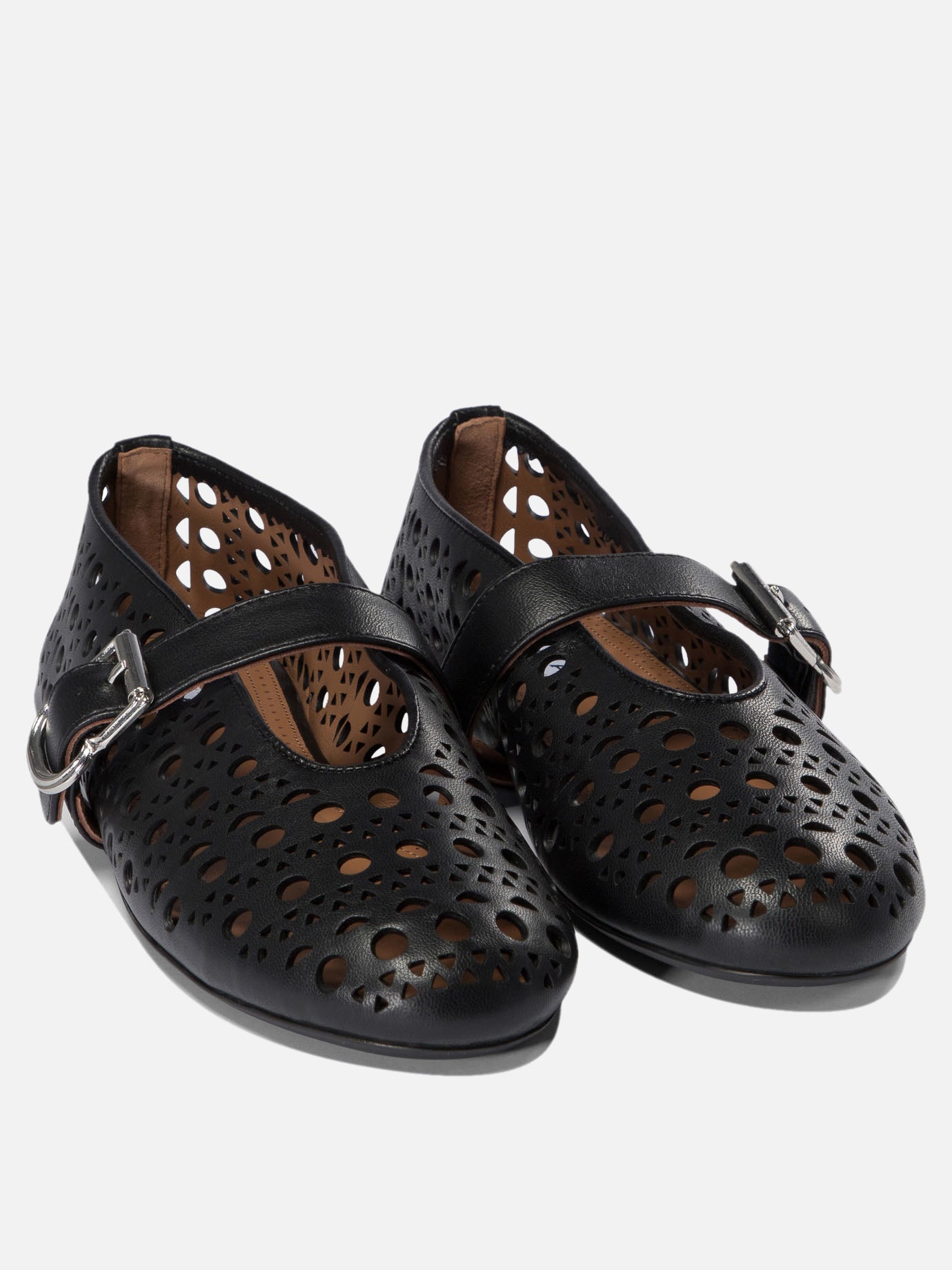 Ballerine Mary Jane 100% lamb leather - 100% rubber  Nero - Alaïa Donna | PDP | VIETTI Online Store | Zoom-Modal_2

