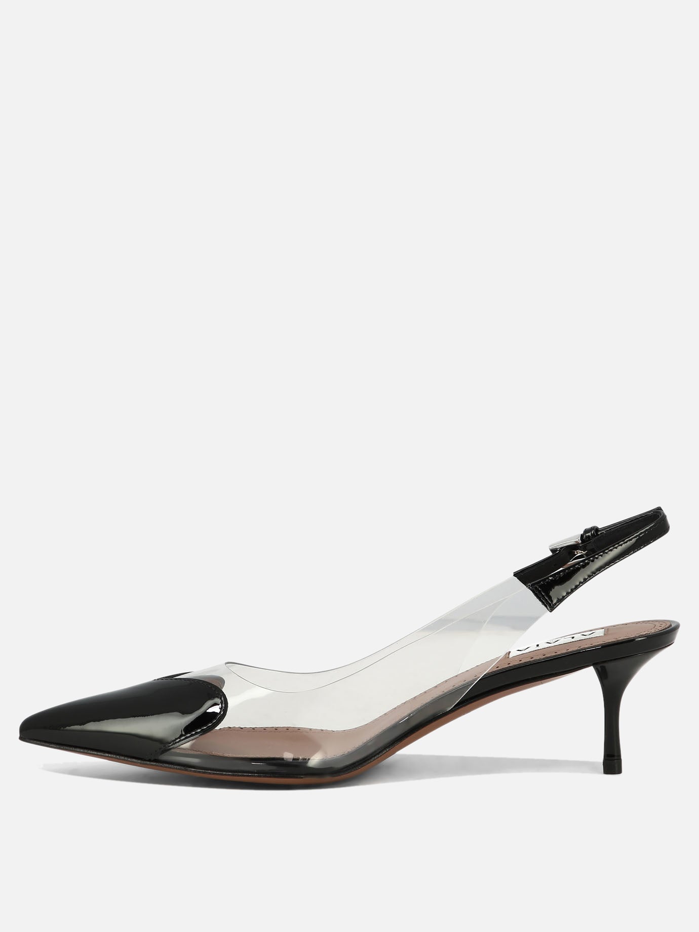 Slingback 50% patent calfskin 50% polyurethane - 95% leather 5% rubber  Nero - Alaïa Donna | PDP | VIETTI Online Store | thumbnail_3