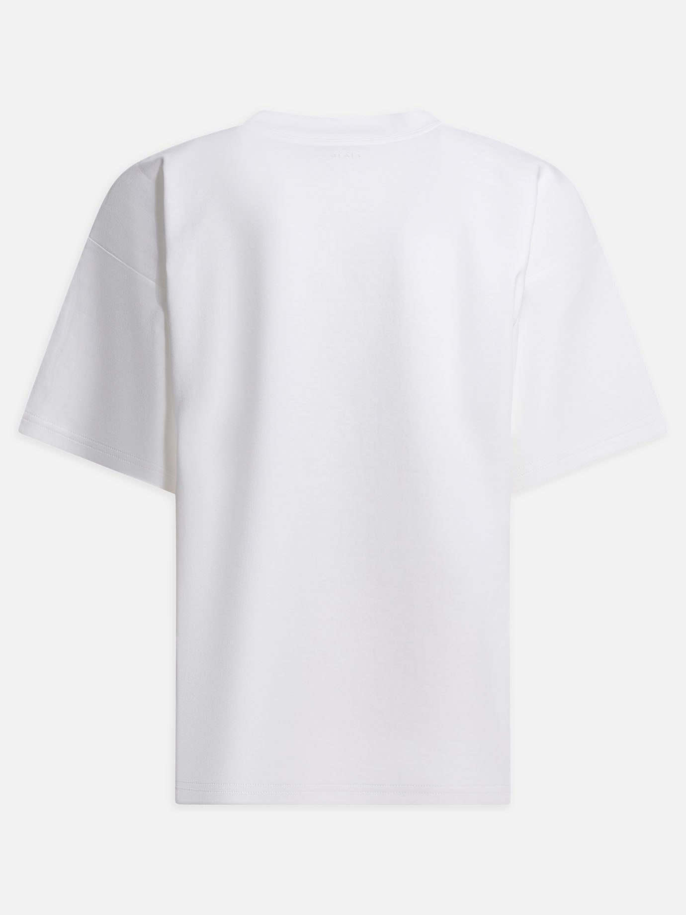 T-shirt girocollo Solid colour  Bianco - Alaïa Donna | PDP | VIETTI Online Store | Zoom-Modal_2
