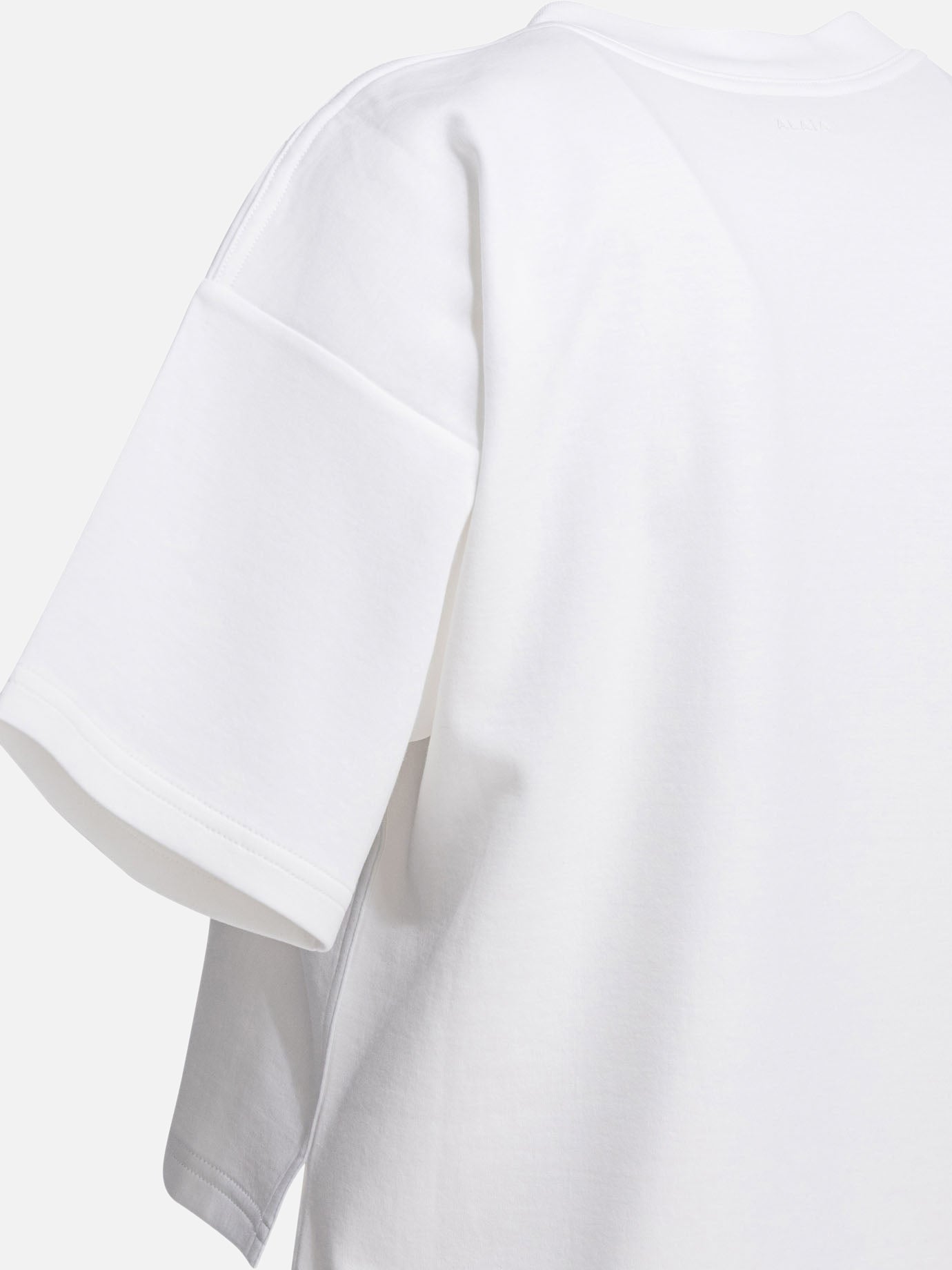 T-shirt girocollo Solid colour  Bianco - Alaïa Donna | PDP | VIETTI Online Store | Zoom-Modal_4
