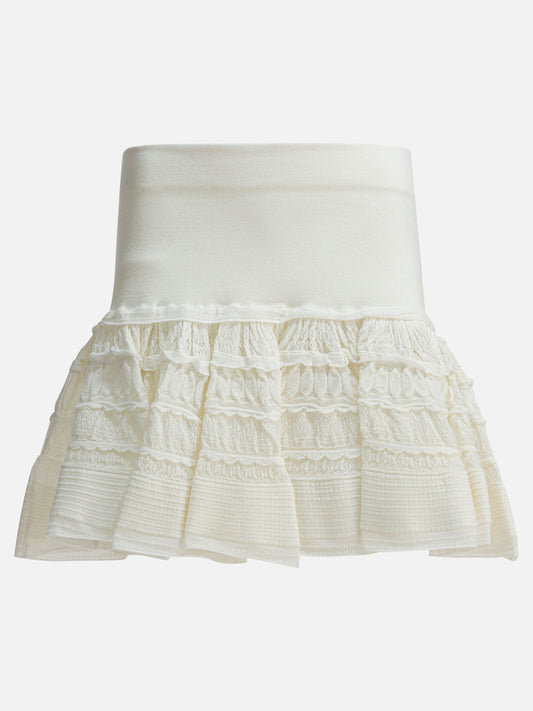 Minigonne Solid colour  Bianco - Alaïa Donna | PLP | VIETTI Online Store 
