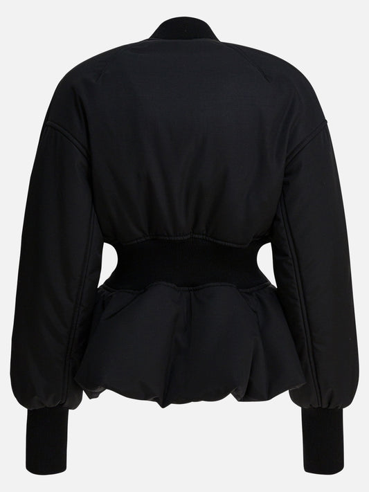 Bomber Solid colour  Nero - Alaïa Donna | PLP | VIETTI Online Store | 2
