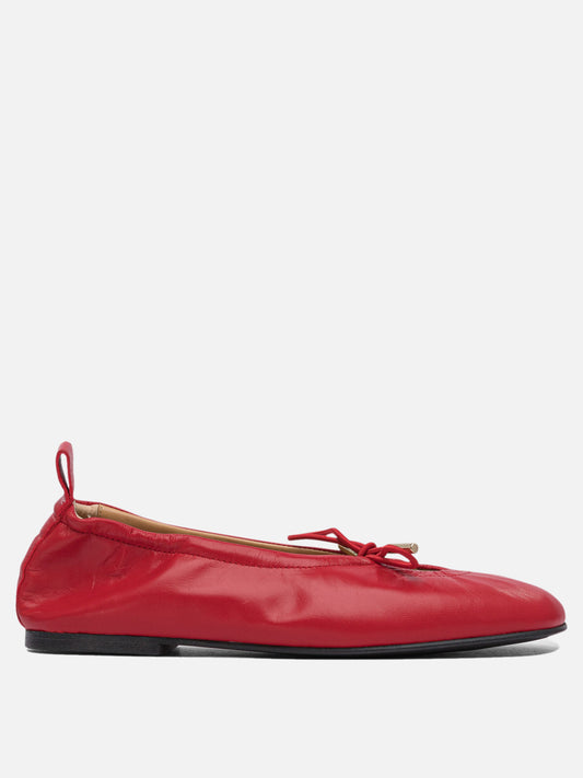 Ballerine classiche 100% leather  Rosso - Alohas Donna | VIETTI Online Store 
