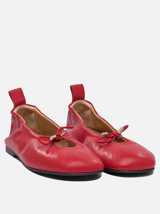 Ballerine classiche 100% leather  Rosso - Alohas Donna | VIETTI Online Store | 2
