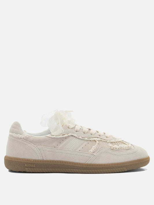 Sneaker basse 100% leather - 100% rubber  Bianco - Alohas Donna | VIETTI Online Store 
