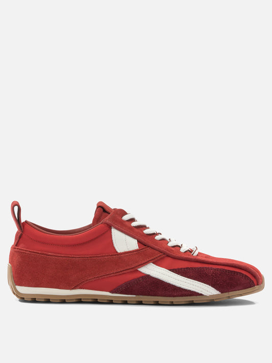 Sneaker basse 100% cow leather - 100% rubber  Rosso - Alohas Donna | PDP | VIETTI Online Store 
