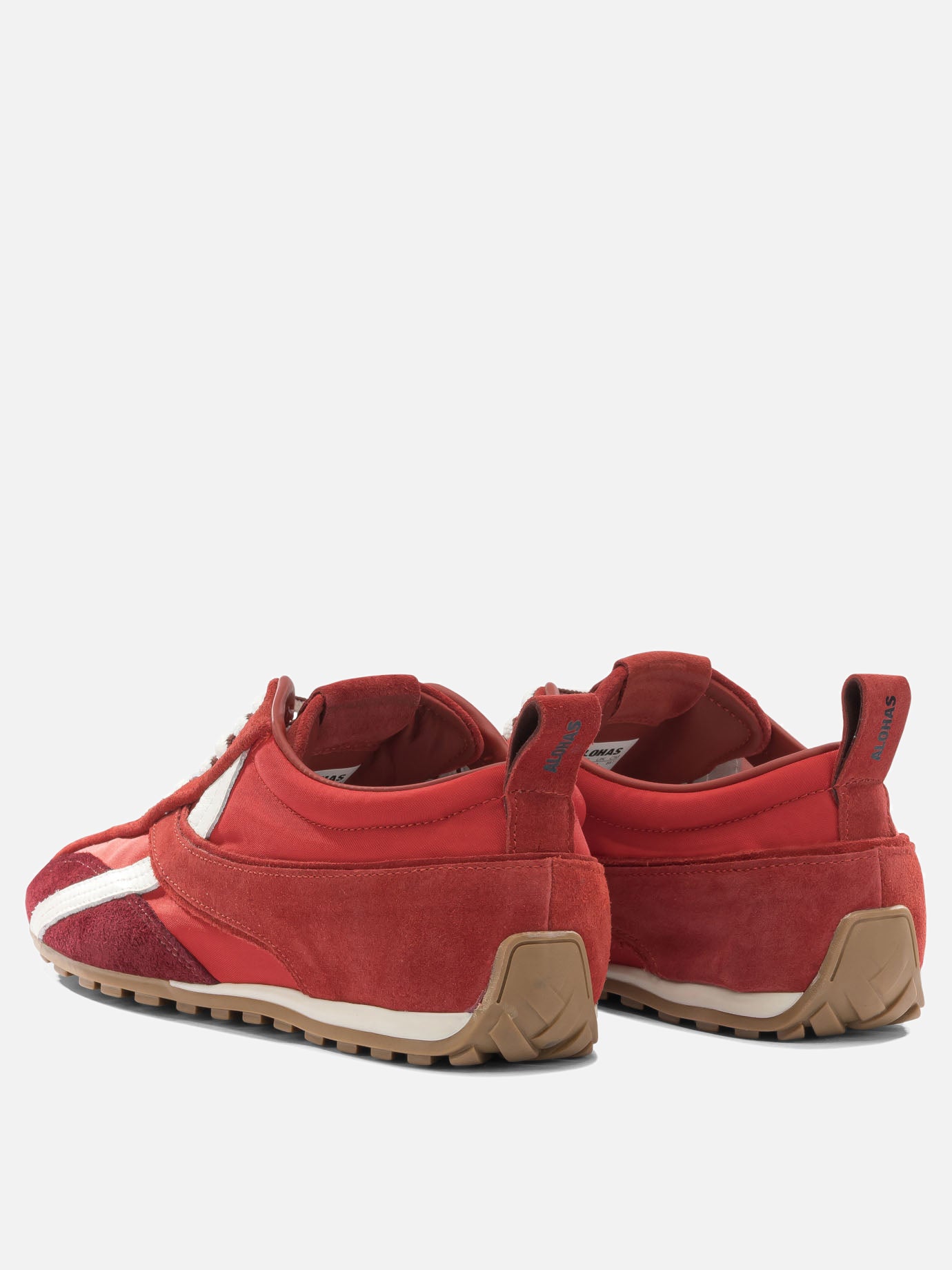 Sneaker basse 100% cow leather - 100% rubber  Rosso - Alohas Donna | PDP | VIETTI Online Store | thumbnail_4