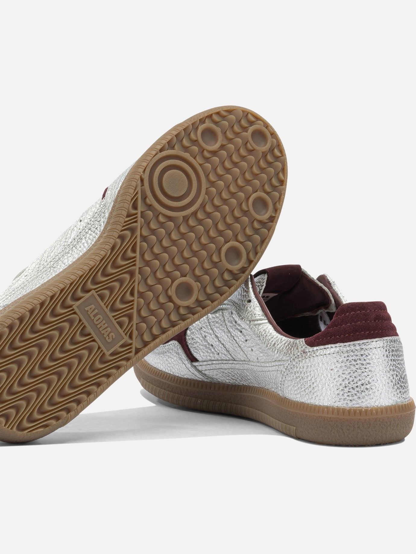 Low top sneakers 100% leather - 100% rubber  Silver - Alohas Women | PDP | VIETTI Online Store | Zoom-Modal_5
