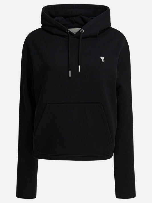 Hoodies Logo  Black - Ami Paris Women | PLP | VIETTI Online Store 
