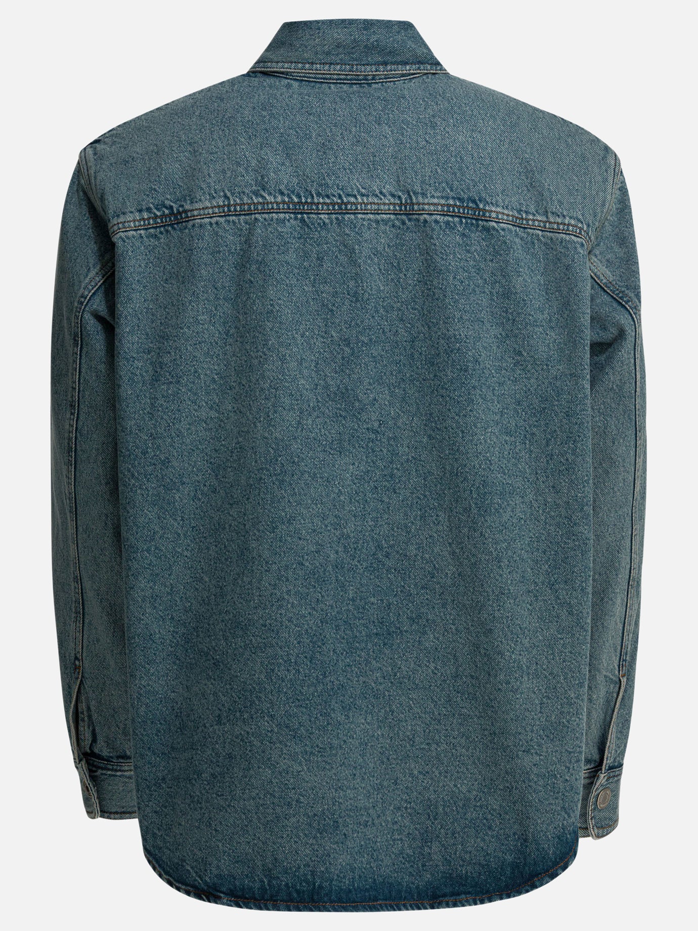 Camicie casual Logo  Blu - Ami Paris Uomo | PDP | VIETTI Online Store | Zoom-Modal_2
