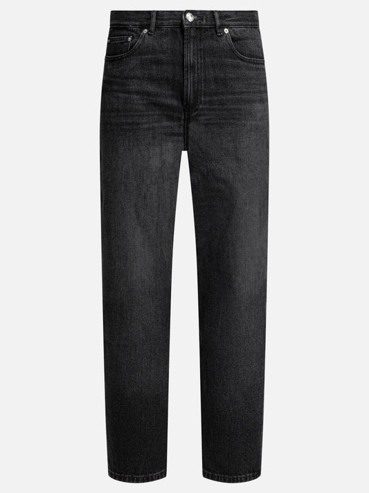 Jeans a gamba dritta Solid colour  Nero - A.P.C. Uomo | PLP | VIETTI Online Store 
