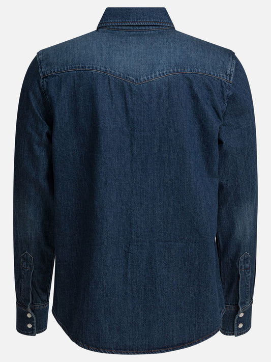 Camicie casual Solid colour  Blu - A.P.C. Uomo | PLP | VIETTI Online Store | 2
