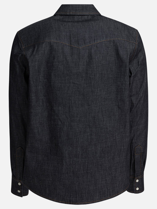 Camicie casual Solid colour  Blu - A.P.C. Uomo | PLP | VIETTI Online Store | 2
