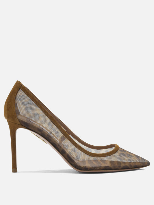 Pumps 100% fabric - 100% leather  Brown - Aquazzura Women | PLP | VIETTI Online Store 
