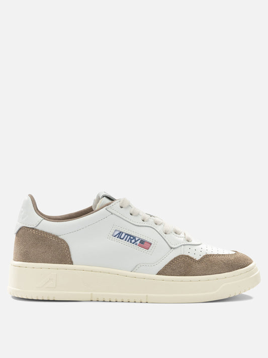Low top sneakers 80% leather 20% suede - 100% rubber  White - Autry Women | VIETTI Online Store 
