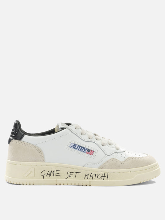 Low top sneakers 80% leather 20% suede - 100% rubber  White - Autry Women | VIETTI Online Store 
