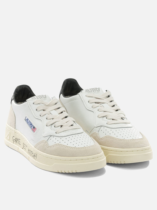 Low top sneakers 80% leather 20% suede - 100% rubber  White - Autry Women | VIETTI Online Store | 2
