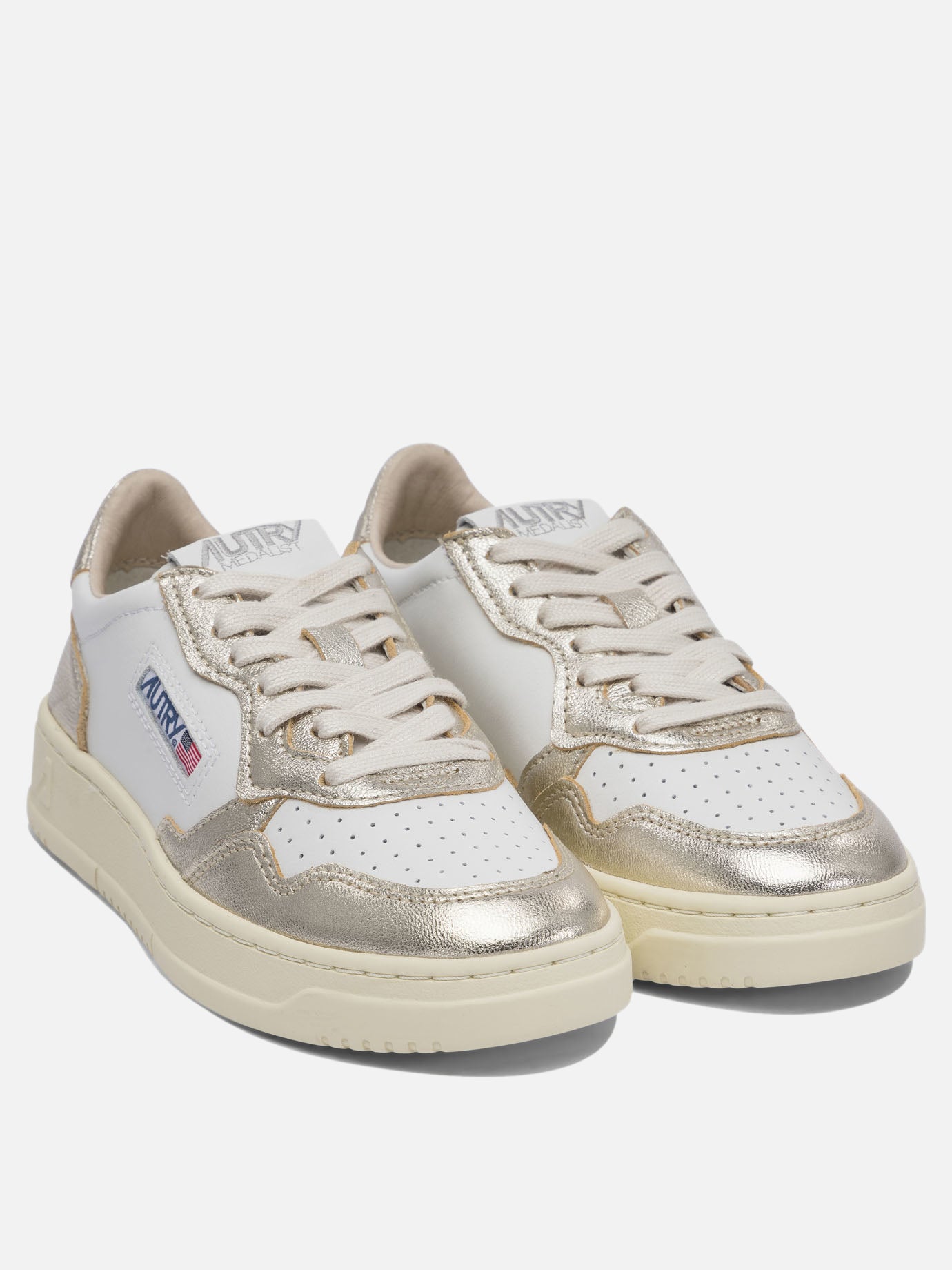Sneaker basse 100% cow leather - 100% rubber  Bianco - Autry Donna | PDP | VIETTI Online Store | Zoom-Modal_2
