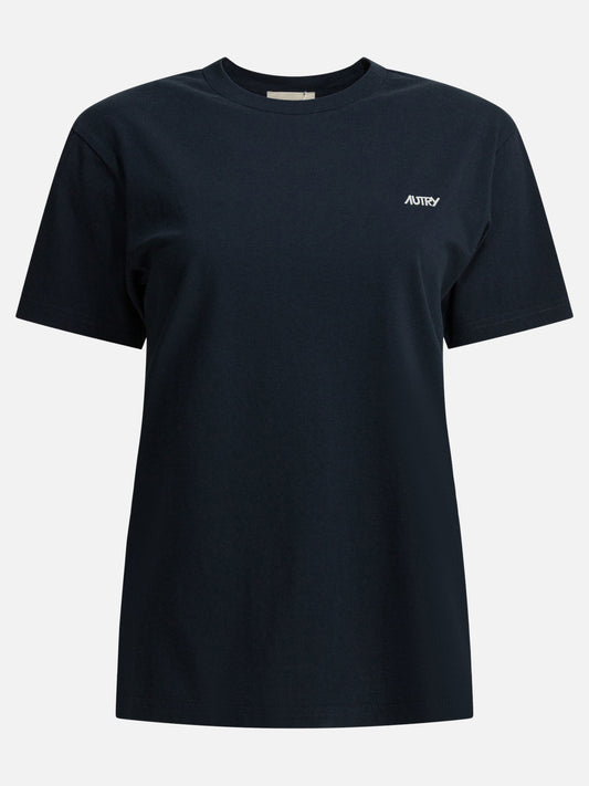 T-shirt girocollo 100% cotton  Blu - Autry Donna | PDP | VIETTI Online Store 
