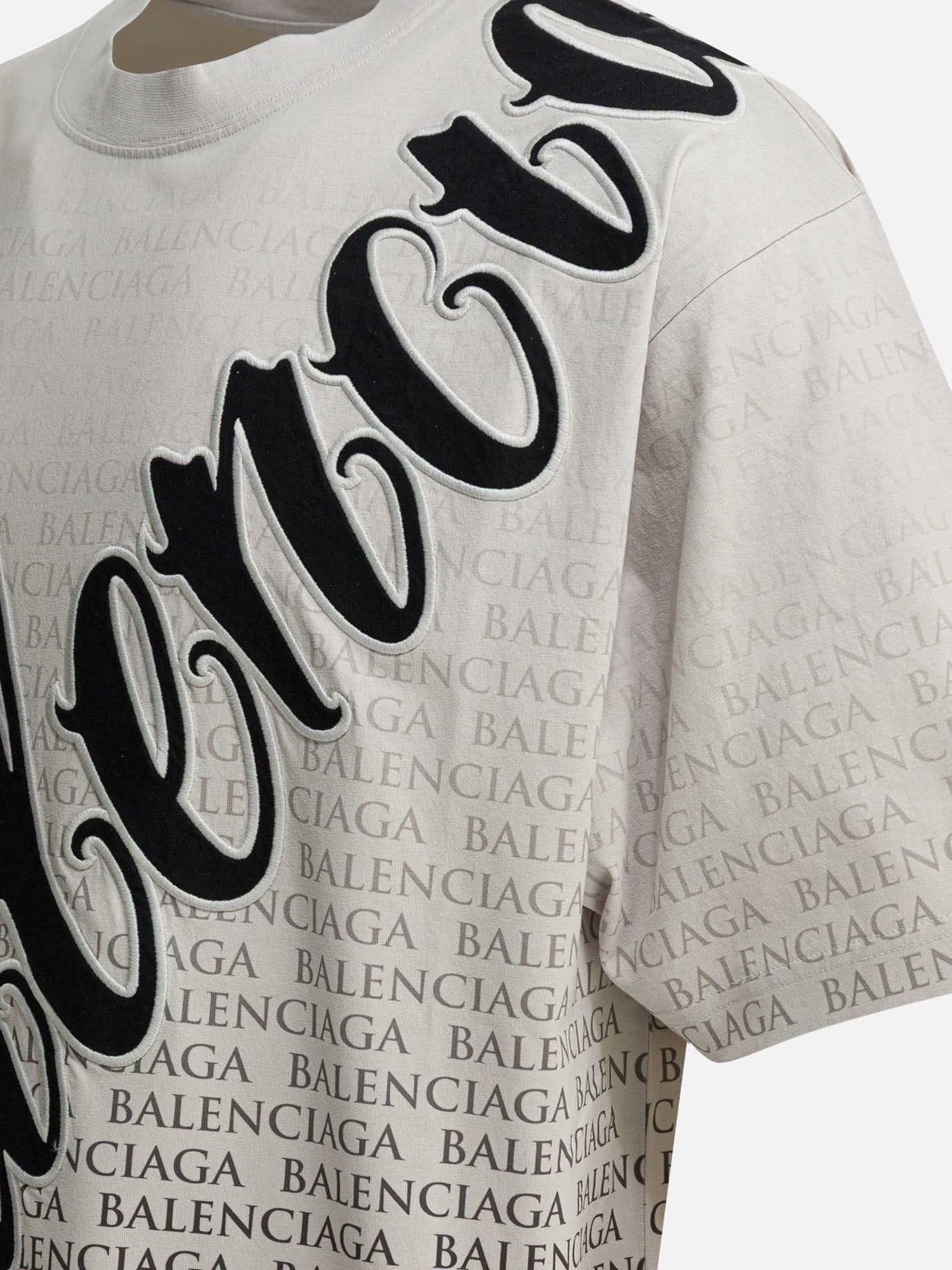 T-shirt girocollo Graphics  Bianco - Balenciaga Uomo | PDP | VIETTI Online Store | Zoom-Modal_4
