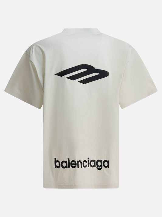 T-shirt girocollo Logo  Bianco - Balenciaga Uomo | PLP | VIETTI Online Store | 2
