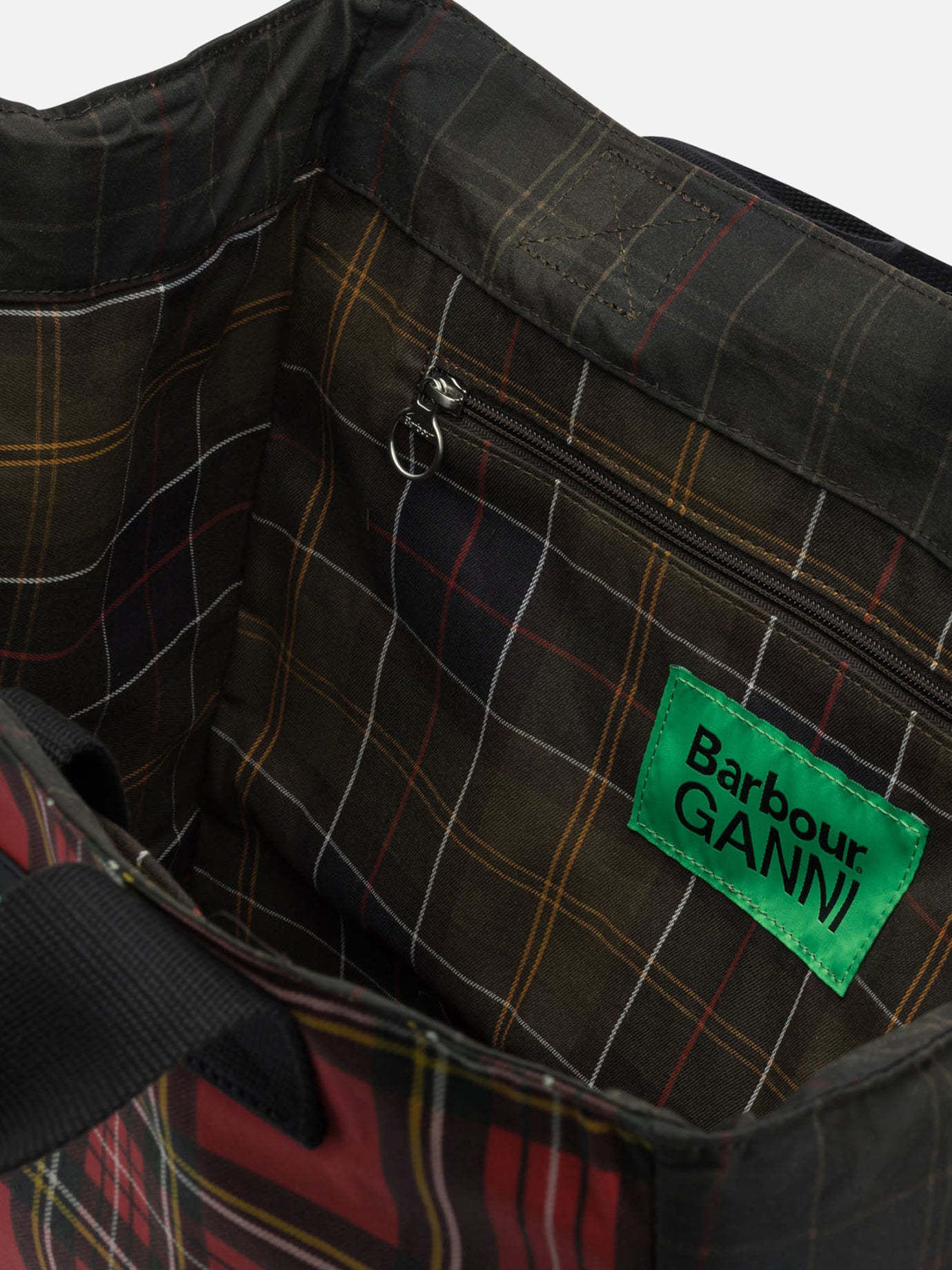 Large bags 100% waxed cotton  Red - Barbour Women | PDP | VIETTI Online Store | Zoom-Modal_5
