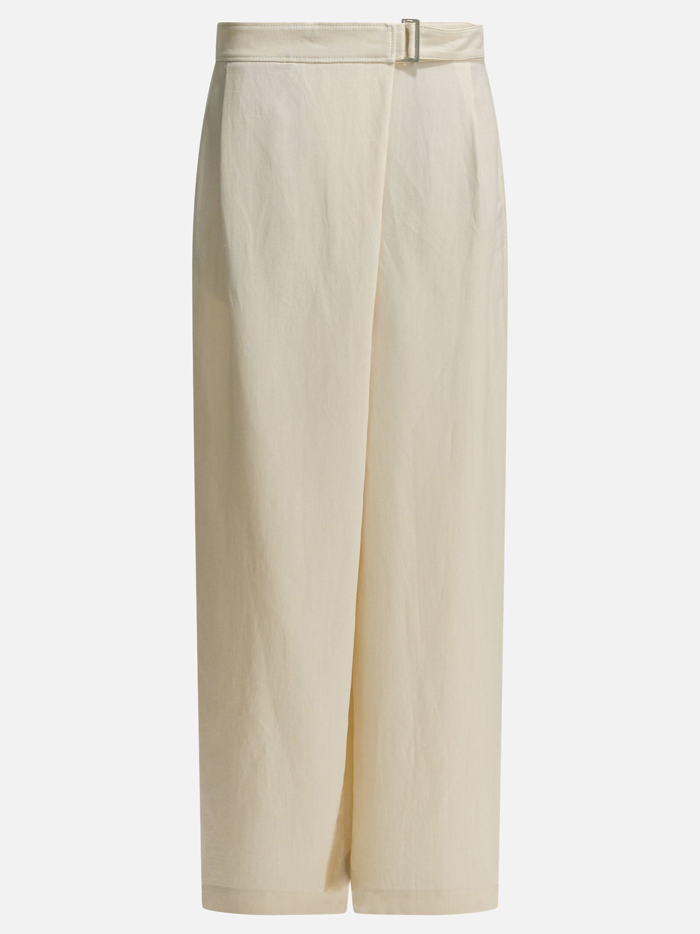 Pantaloni sartoriali Solid colour  Bianco - Brunello Cucinelli Donna | PDP | VIETTI Online Store | Zoom-Modal
