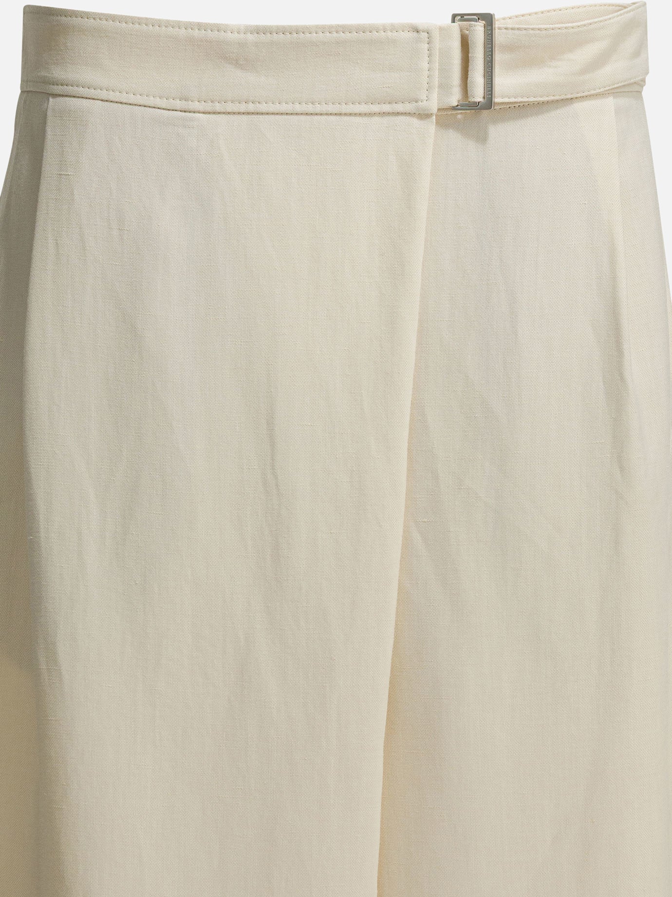 Pantaloni sartoriali Solid colour  Bianco - Brunello Cucinelli Donna | PDP | VIETTI Online Store | Zoom-Modal_3
