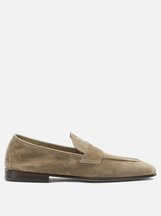 Mocassini 100% suede - 100% leather  Beige - Brunello Cucinelli Uomo | PDP | VIETTI Online Store 
