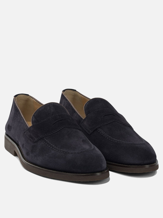 Loafers 100% suede - 100% rubber  Brown - Brunello Cucinelli Men | PLP | VIETTI Online Store | 2

