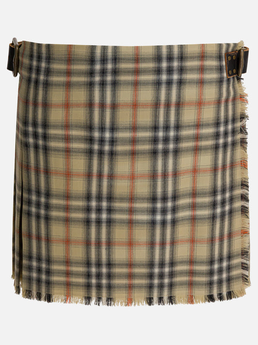 Minigonne Check  Beige - Burberry Donna | VIETTI Online Store 
