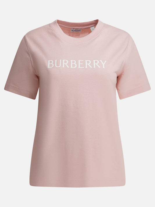 T-shirt girocollo Logo  Rosa - Burberry Donna | PDP | VIETTI Online Store 
